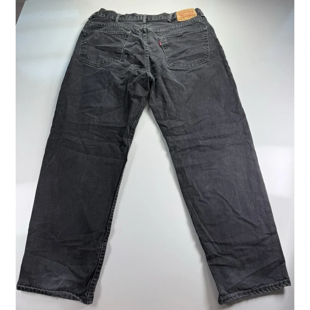Vintage Levis 505 Jeans‎ Black Denim Mens 40x32 Pants Relaxed Fit Faded Casual